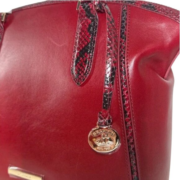 💛SOLD💛 Brahmin Duxbury Leather Satchel "Embrace Dietrich" - New - Picture 3 of 13